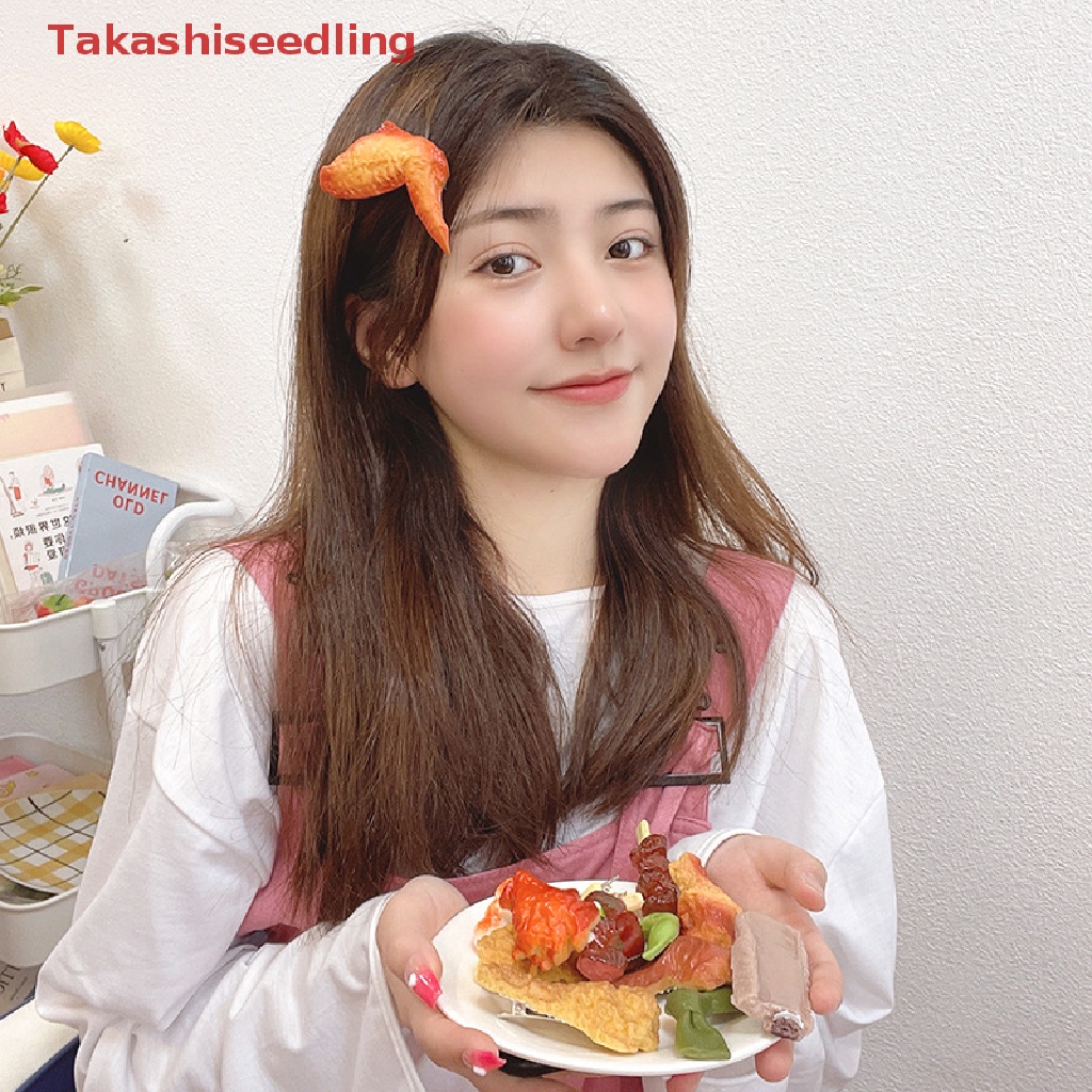 (Takashiseedling) Kẹp Tóc Hình Thức Ăn Vui Nhộn