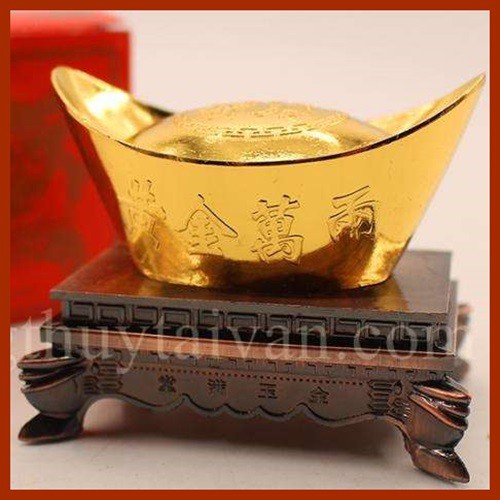 Thỏi vàng tài lộc có đế