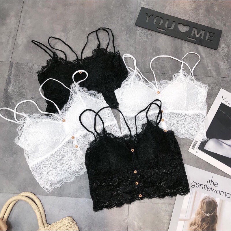 [Hàng Thiết Kế] Áo Bra Nữ Ren Hoa Khuy Trước Sexy Siêu Quyến Rũ | BigBuy360 - bigbuy360.vn