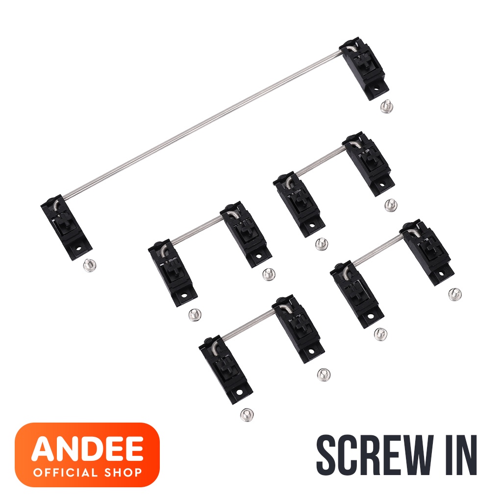 Cherry Stabilizer stab thanh cân bằng cho bàn phím cơ chính hãng plate mount pcb mount screw in