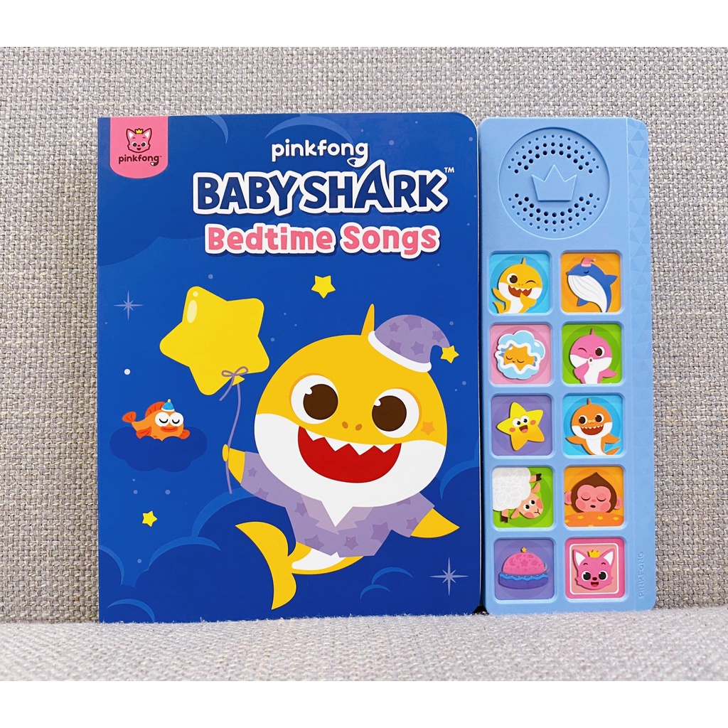 Sách Nhạc Baby Shark Pinkfong - Chính hãng - Sách âm thanh cho bé 1,2,3,4 tuổi sound book