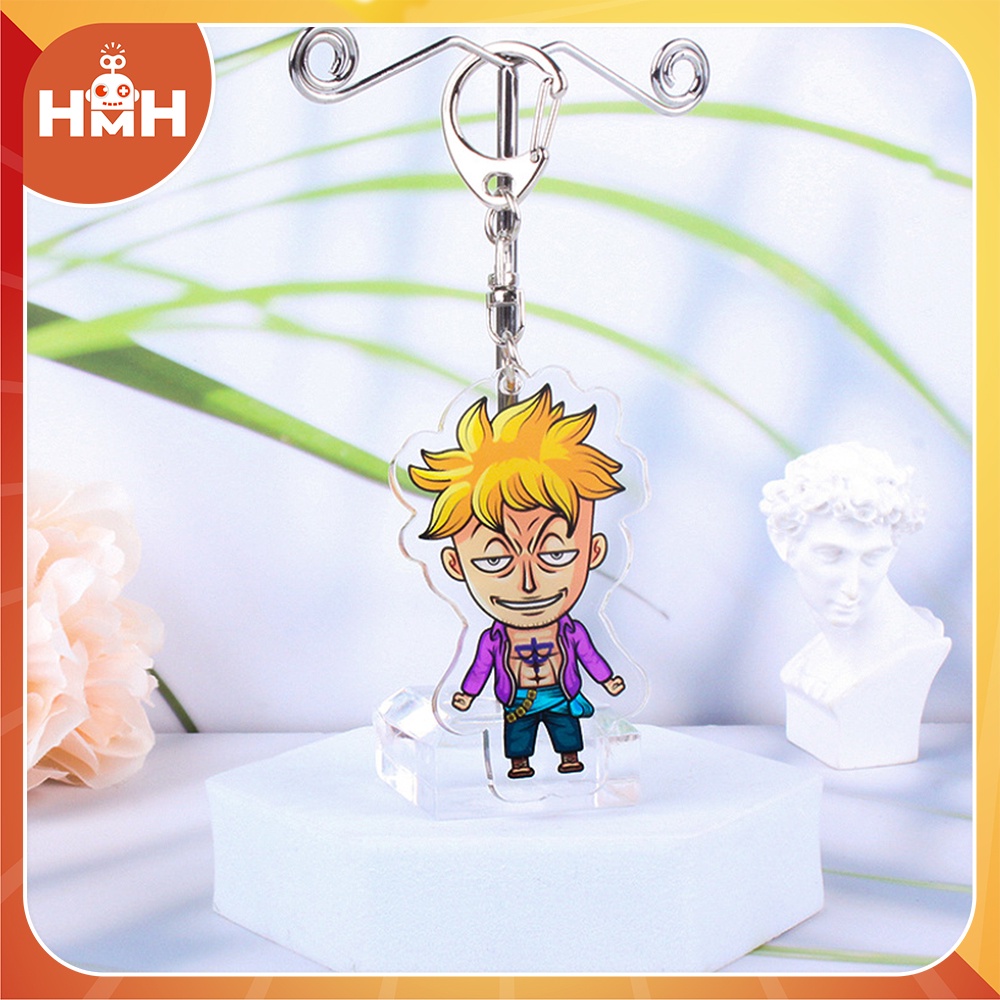 Móc khóa anime ép 2 mặt dày chất liệu  Acrylic nhân vật One Piece, Jujutsu Kaisen, One Punch Man,...dễ thương, sắc nét