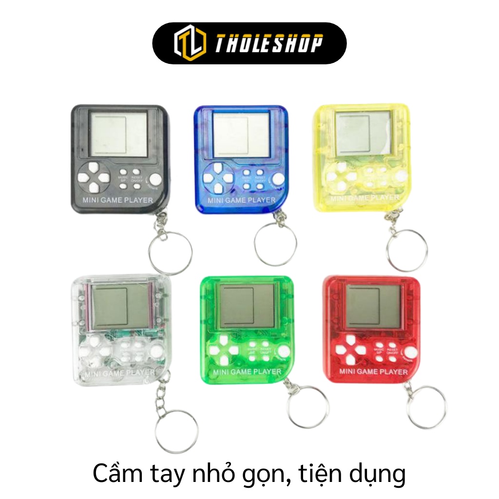 Máy Chơi Game Mini - Móc Khóa Kiêm Máy Chơi Gam Tích Hợp 26 Trò Chơi Cổ Điển 7611