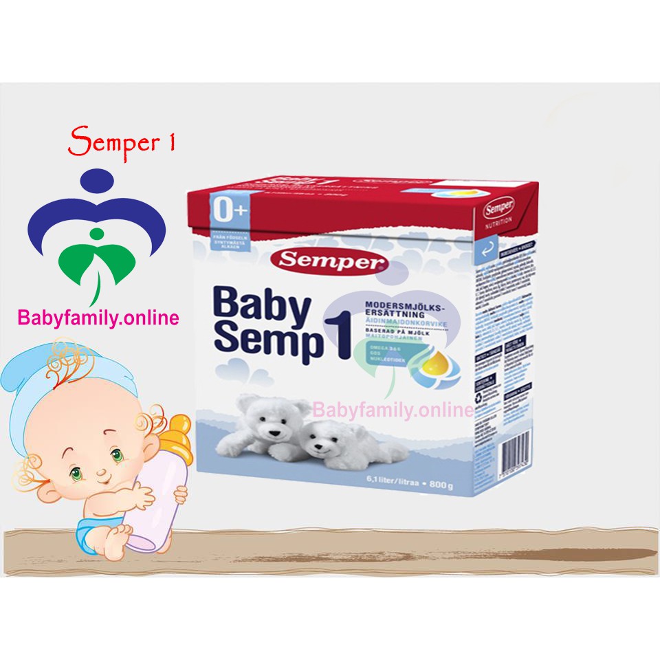 Sữa Bột Semper Các Số 1,2,3,4 - 800g