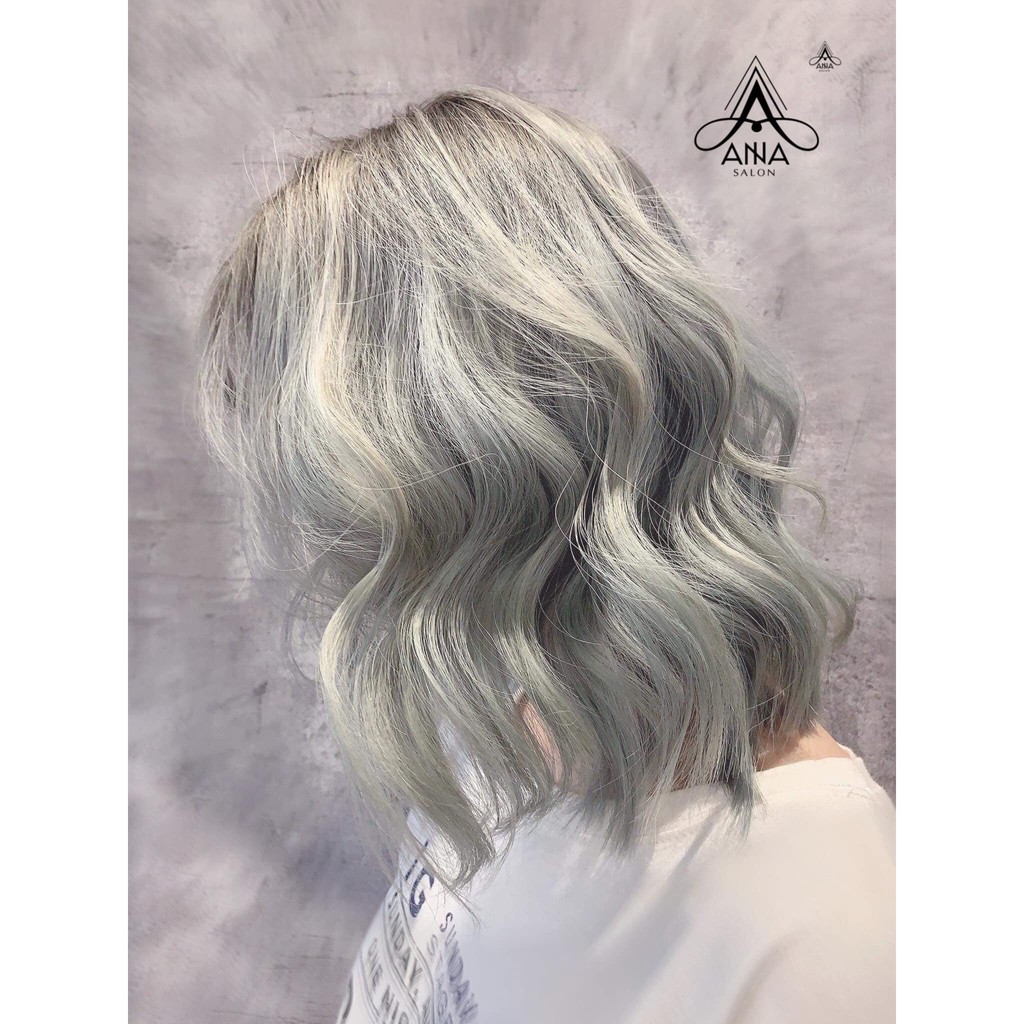 Thuốc nhuộm tóc 💕 FREESHIP >50K 💕 Nhuộm tóc màu Trắng sữa (ảnh thật) - nhuộm tóc tại nhà + tặng kèm oxy trợ nhuộm | BigBuy360 - bigbuy360.vn