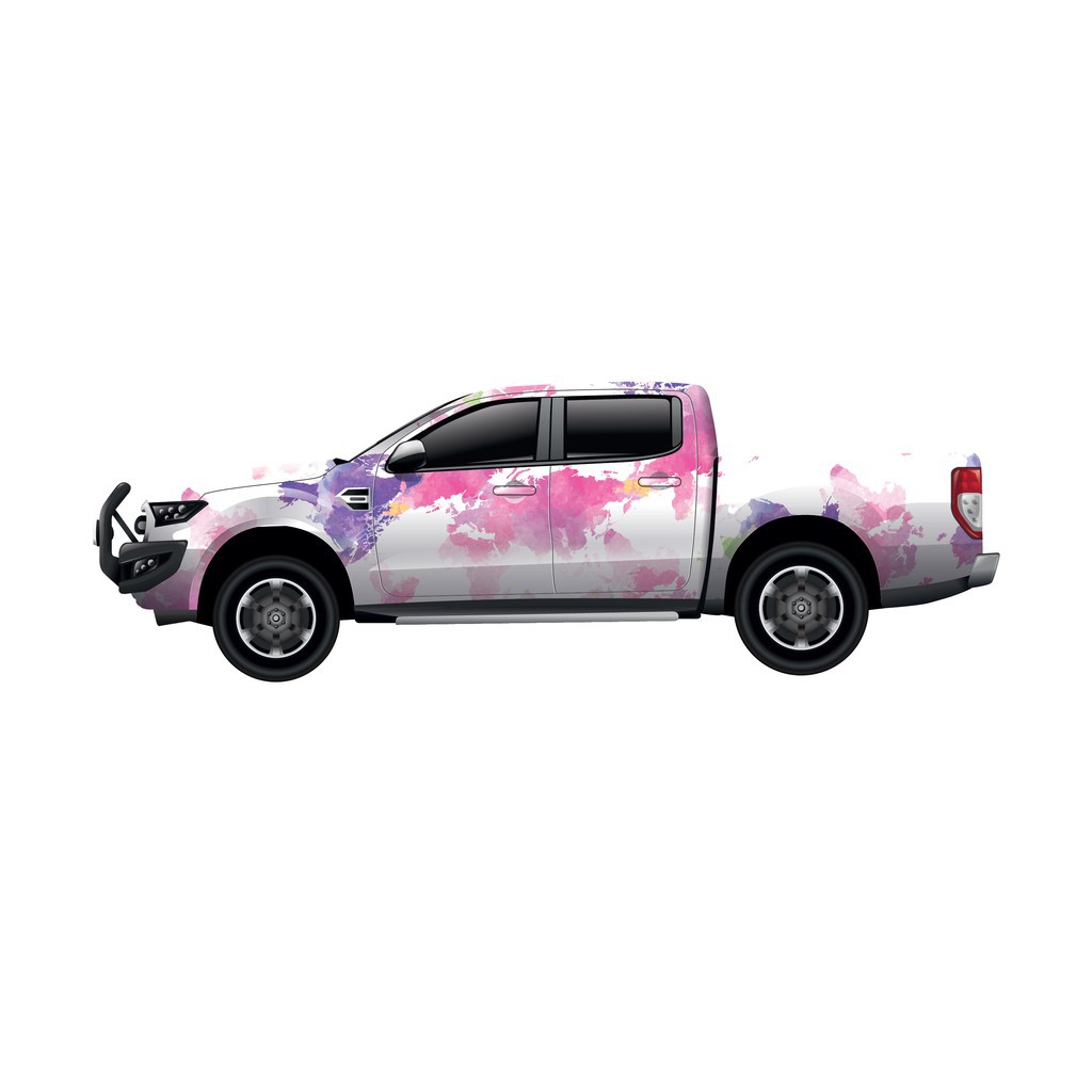 Tem dán xe ô tô Ford Ranger phong cách thể thao, mạnh mẽ decal_oto