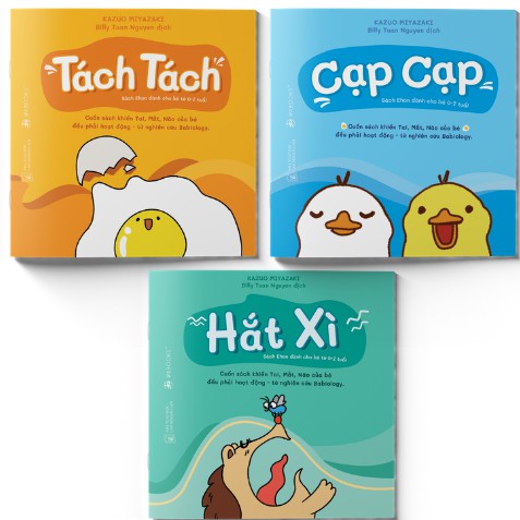 Sách Ehon - Thật bất ngờ - Dành cho trẻ từ 0 - 2 tuổi - 3 cuốn lẻ tùy chọn