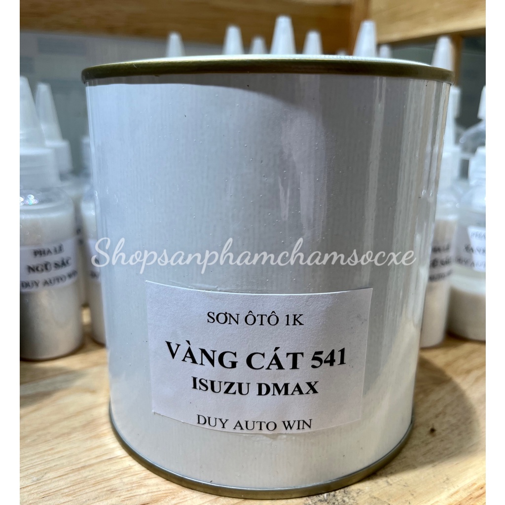 Vàng cát 541 isuzu dmax - Sơn ô tô 1k lon 0.5kg và 1kg