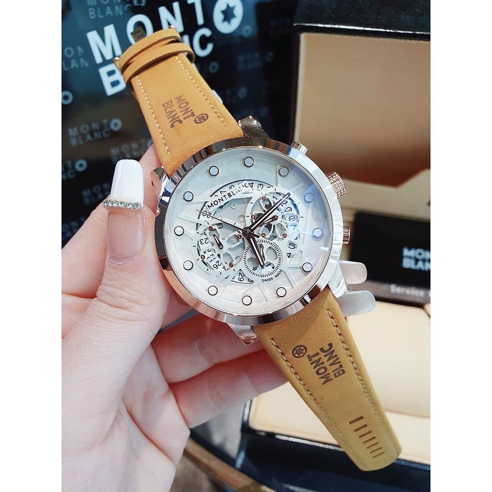 Đồng hồ cơ nam sang trọng lịch sự - Đồng hồ Montblanc Swiss Made Đẳng cấp BẢO HÀNH 12 THÁNG