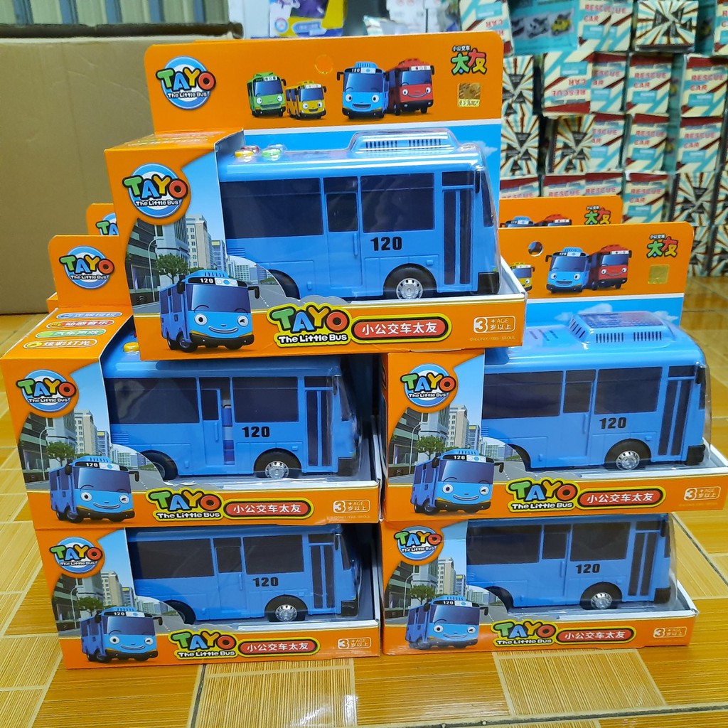 Xe buýt Tayo cỡ lớn có đèn và âm thanh đồ chơi trẻ em Tayo the little Bus đồ chơi trẻ em