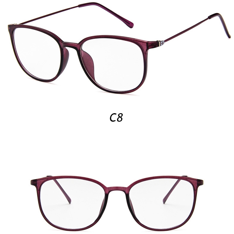 Kính Mát Gọng Kim Loại Siêu Nhẹ Chống Ánh Sáng Xanh Cho Nam Và Nữ