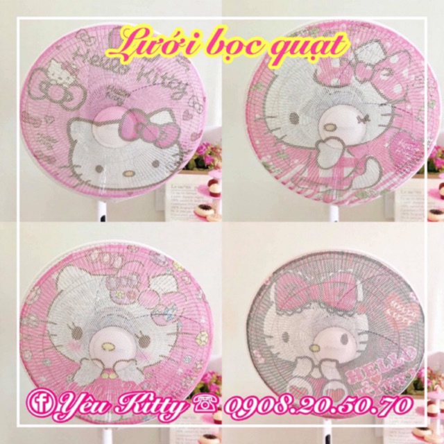 🎀BỌC QUẠT HELLO KITTY🎀
