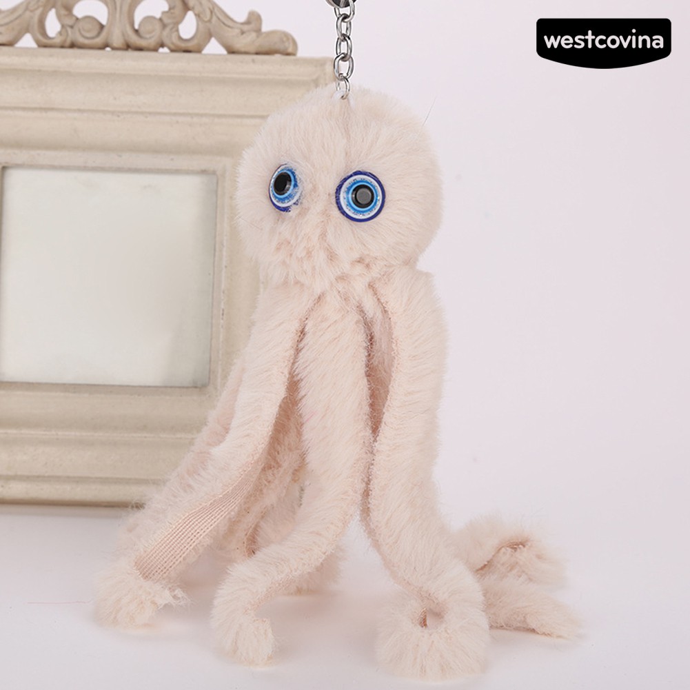 Móc Khóa Hình Bạch Tuộc Dễ Thương