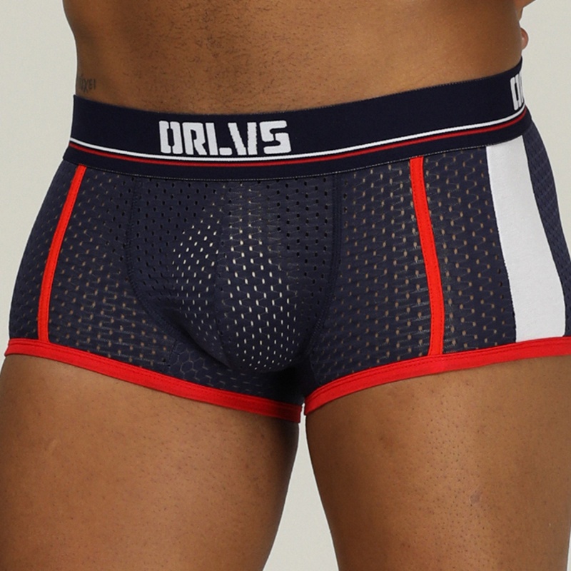 Quần Lót Boxer Nam Dạng Lưới Thoáng Khí Nhanh Khô Thời Trang Orlvs OR193