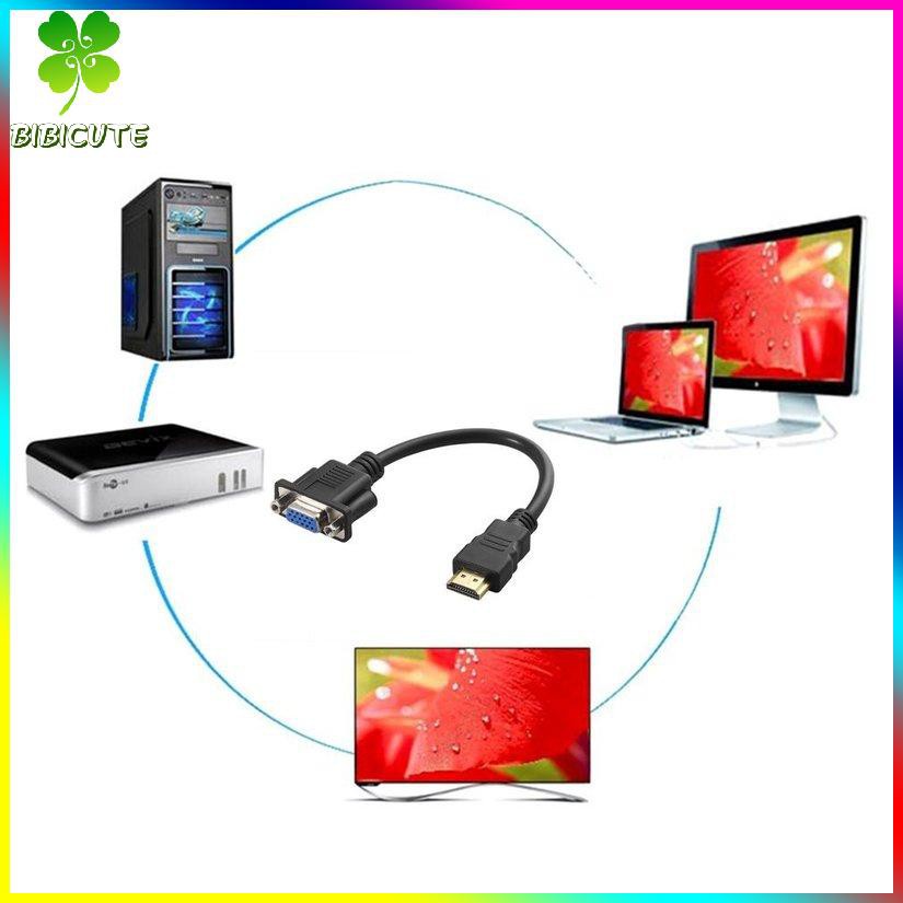 Cáp Chuyển Đổi Hdmi Sang Vga D-Sub 15 Chấu Chuyên Dụng Chất Lượng Cao