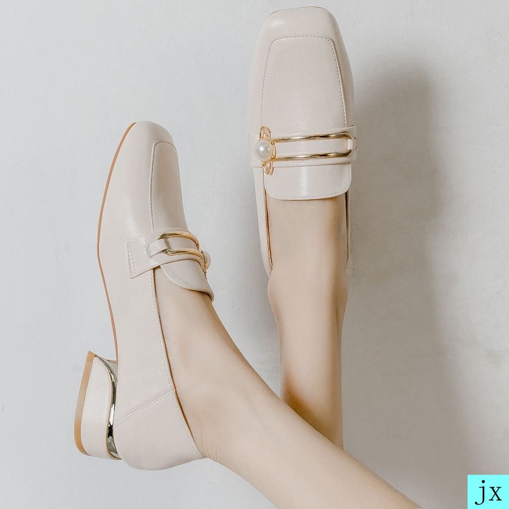 Giày da mềm đế dày thời trang Anh Quốc cho nữ