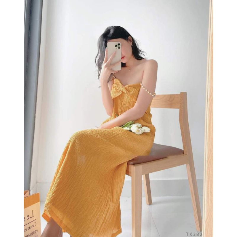 Đầm Maxi dây chuỗi sang trọng quyến rũ