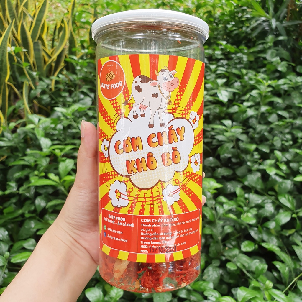 Cơm Cháy Lắc Khô Bò 300g Giòn Ngon Đậm Vị  I BateFood  I Đồ Ăn Vặt | BigBuy360 - bigbuy360.vn