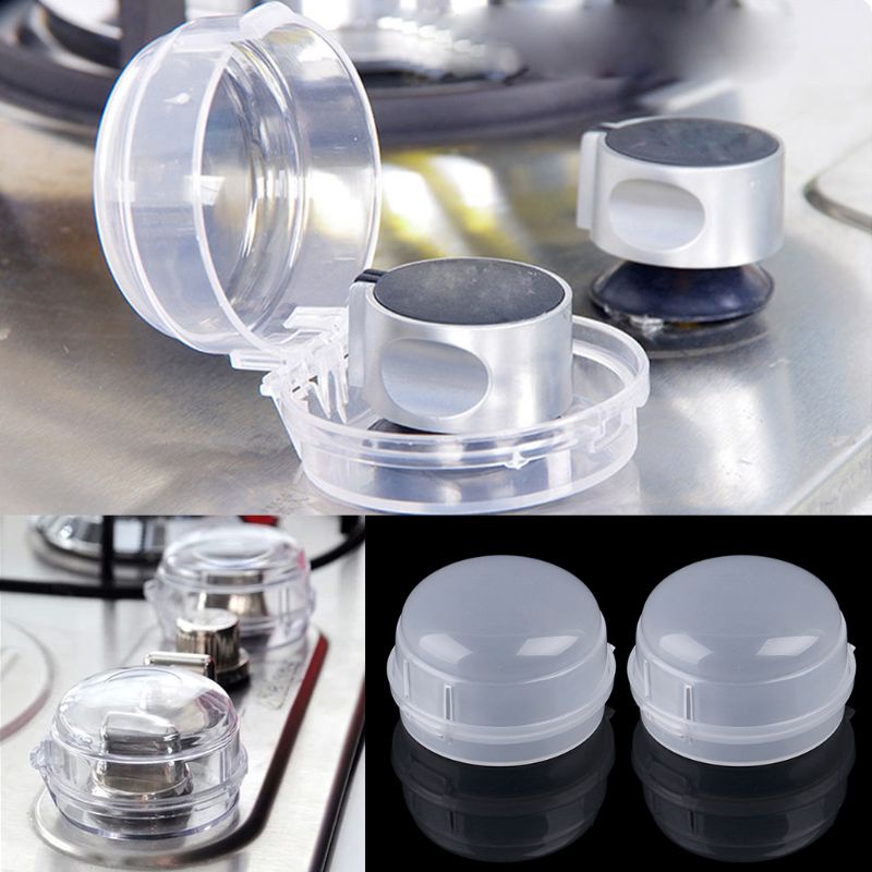2 Miếng Bọc Núm Vặn Bếp Ga Bảo Vệ An Toàn Cho Bé