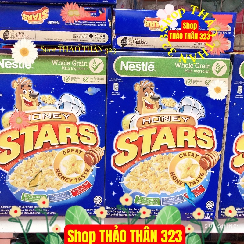 T06/2024- Bánh Honey STARS Ngũ Cốc Ăn Sáng Nesle 300gram