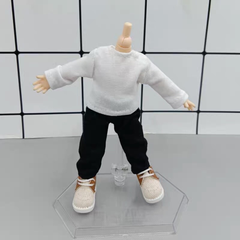 Áo thun trơn dài tay cho ob11, nendoroid