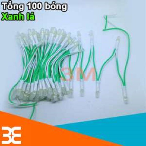 Cuộn 100 Bóng Led Liền Dây Ø5mm Đủ Màu