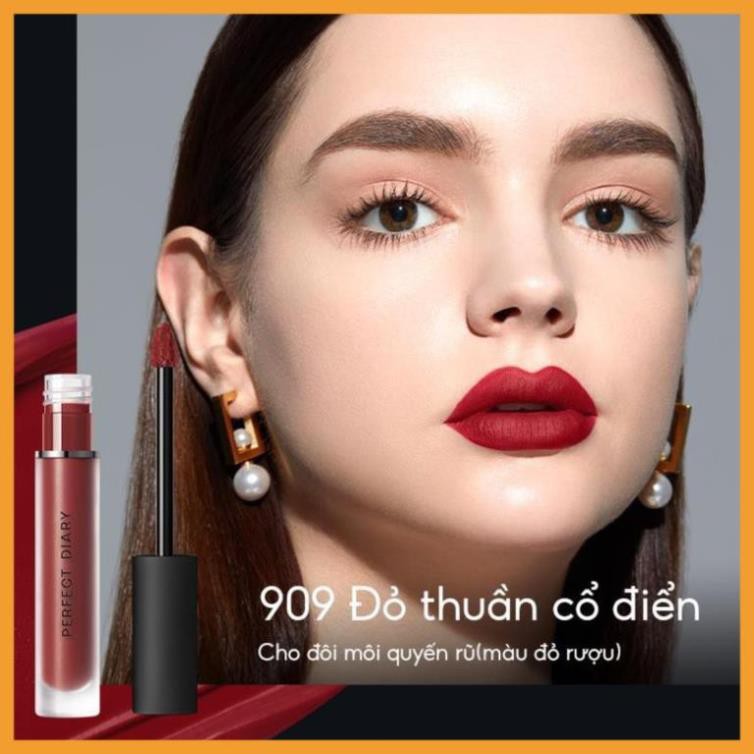 [CHÍNH HÃNG] Son Kem Perfect Diary Màu Lì Tông Màu Cổ Điển Lâu Trôi 3g | BigBuy360 - bigbuy360.vn
