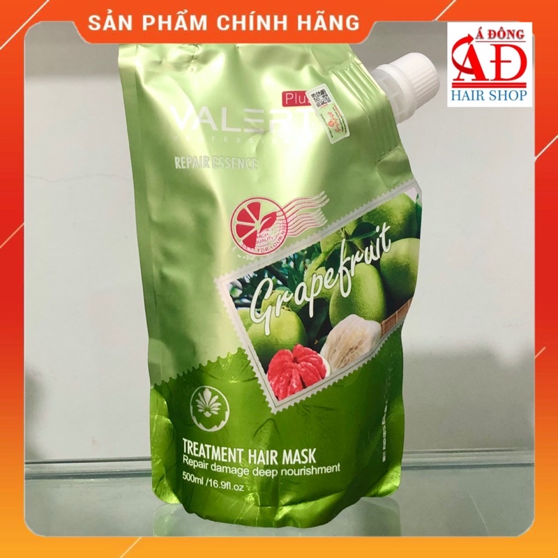 [+Tặng mũ trùm] [GIÁ SỈ] Hấp dầu tinh chất bưởi Grapefruit Valert phục hồi mềm mượt tóc chính hãng 500ml