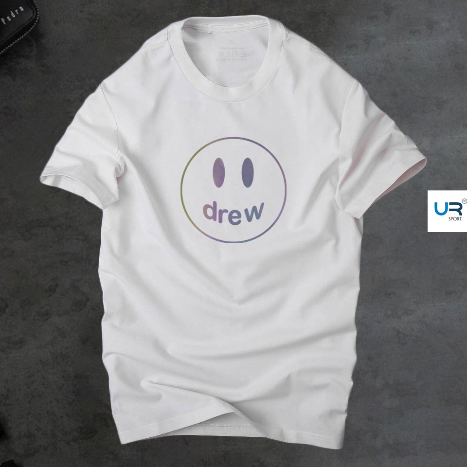 Áo thun nam nữ cổ tròn drew pản quang 7 màu vải cotton co giãn,dày dặn thoáng mát |ur sport