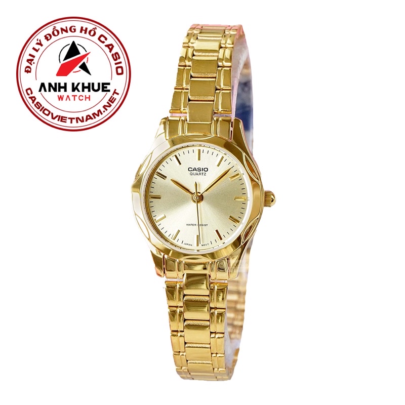 Đồng Hồ Casio Nữ LTP-1275G-9ADF dây kim loại thép không gỉ