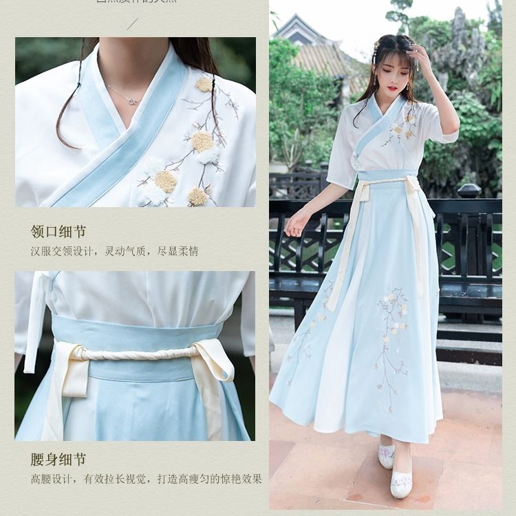 Hán Phục cổ cách tân xếp nếp phong cách thanh lịch và tươi mới cho nữ | BigBuy360 - bigbuy360.vn