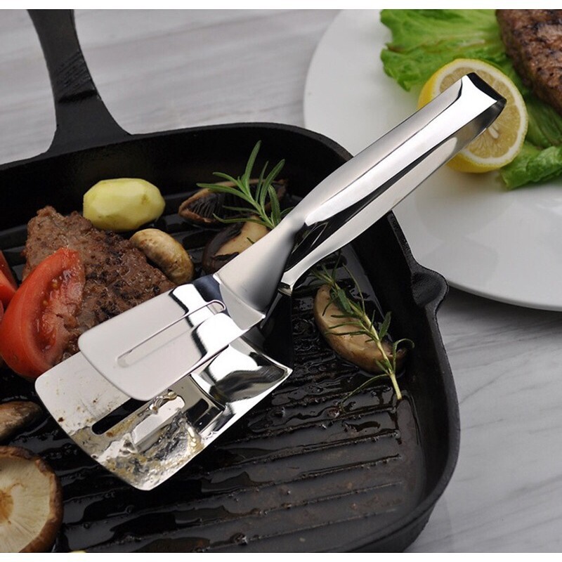 Kẹp thịt, kẹp gắp thức ăn, kẹp thịt BBQ inox không gỉ