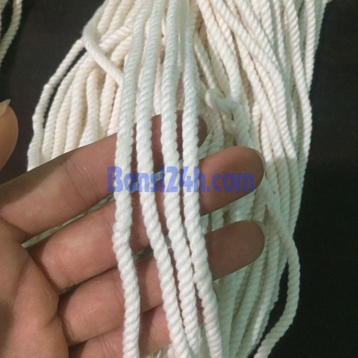 Dây thừng macrame cotton size 2mm, 4mm, 6mm..10mm - 1Kgs