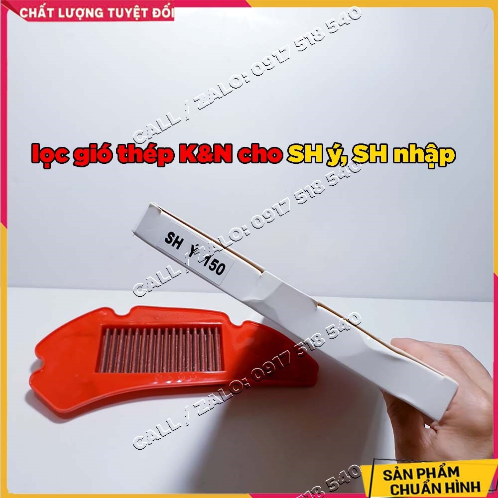 LỌC GIÓ SH Ý LƯỚI THÉP GẮN SH Ý / Dylan / @ / Ps
