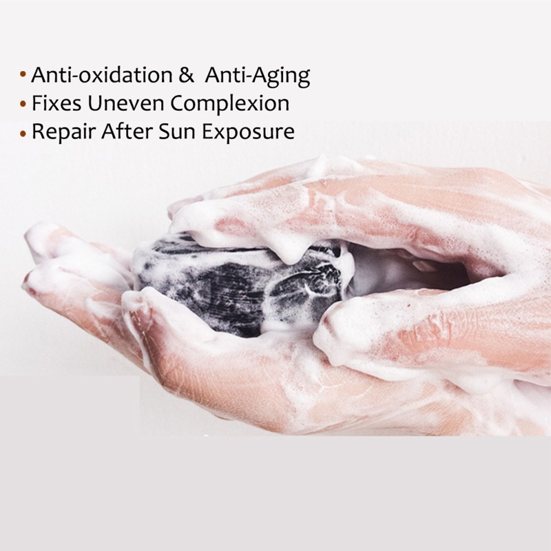 Xà Phòng Dưỡng Ẩm Thành Phần Hữu Cơ Tự Nhiên Màu Đen