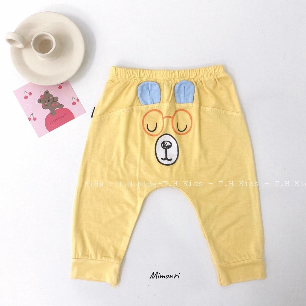 Sale! Set 5 Quần chục mông thú  hình in họa hĩnh ngộ ngĩnh chất thun gân đẹp mềm mịn cho bé