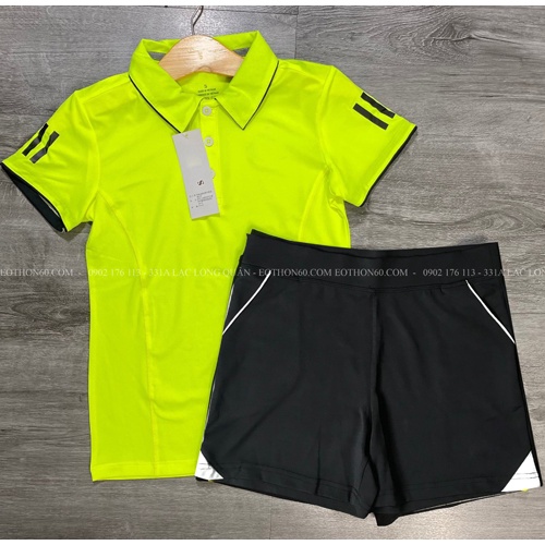 SET THỂ THAO DAS (  ÁO CÓ CỔ + SHORT TÚI ) TENIS,BÓNG CHUYỀN,CẦU LÔNG