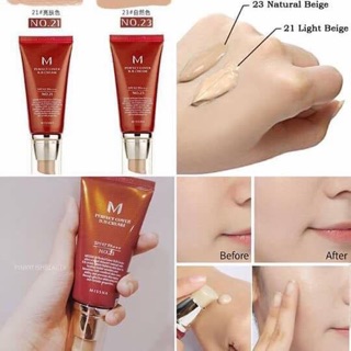 [CHÍNH HÃNG 100%] KEM NỀN MISSHA M PERFECT COVER BB CREAM SPF 42++(date 2027)