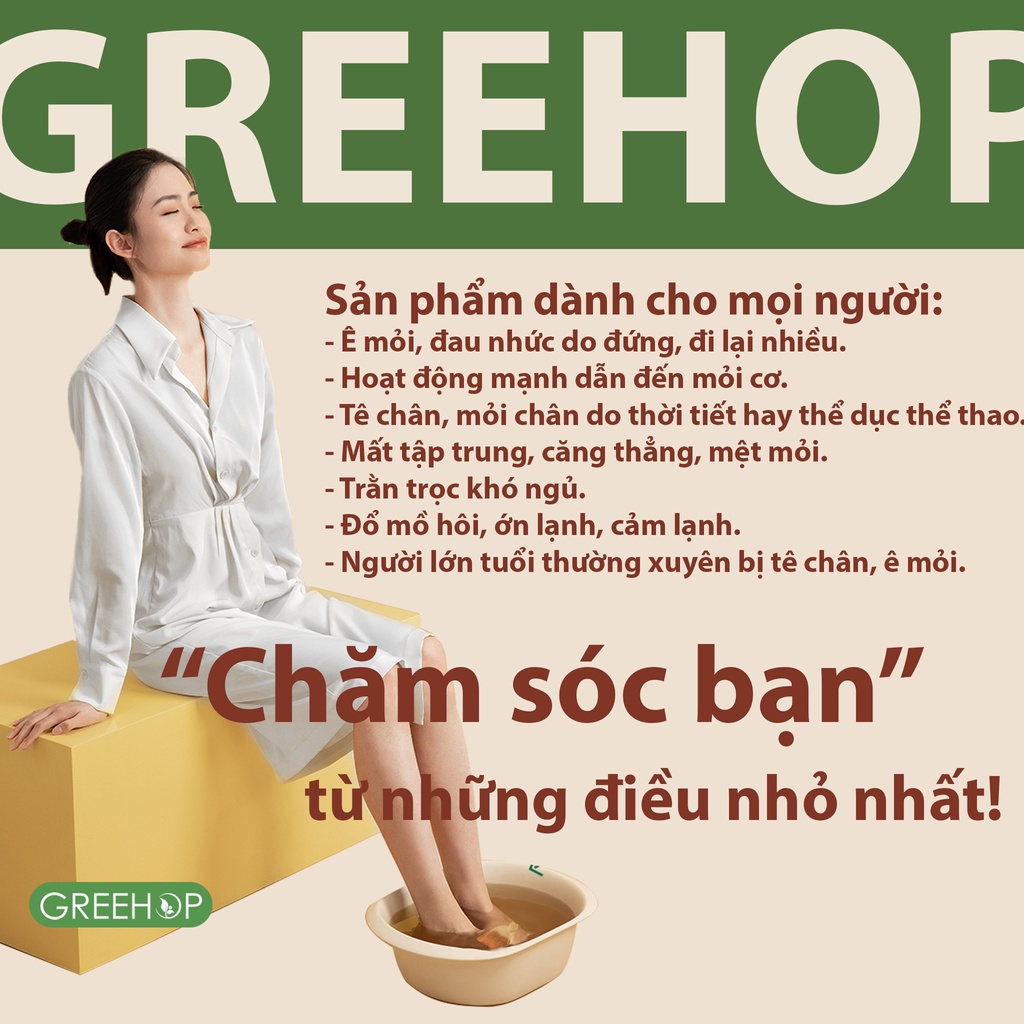 Muối ngâm chân thảo dược (Handmade) GREEHOP
