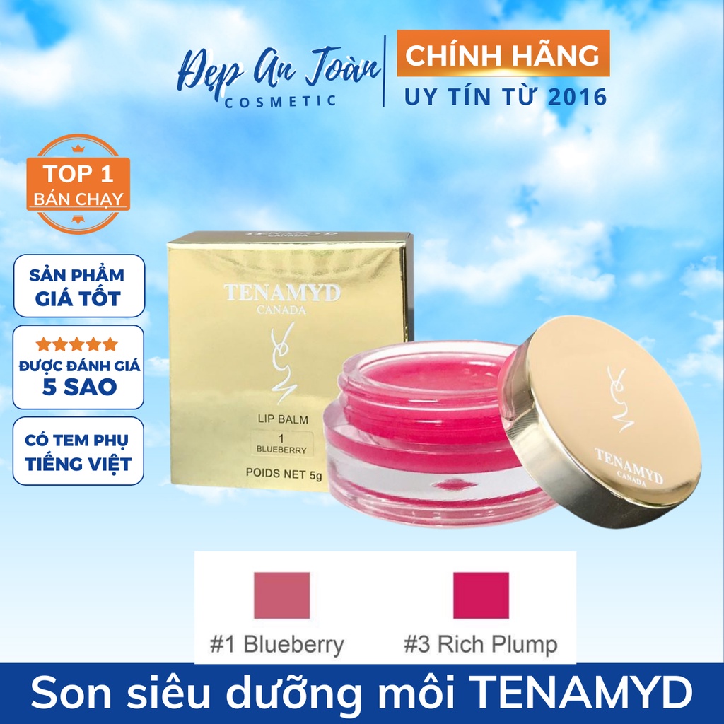 Son siêu dưỡng môi Tenamyd - Lip Balm - Hũ 5g