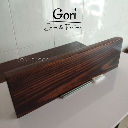 KỆ GỖ THÔNG TỰ NHIÊN TREO TƯỜNG