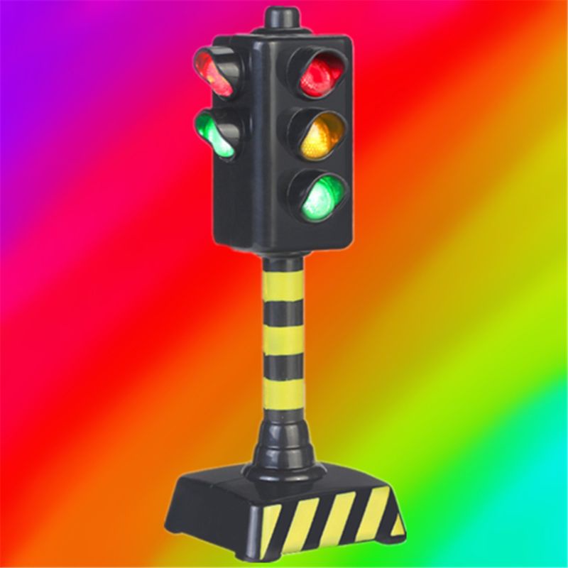 Biển báo giao thông cỡ nhỏ có đèn LED cho trẻ em