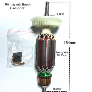 Rô to máy mài Bosch GWS6-100 tặng than