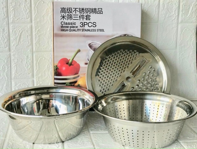 Bộ dụng cụ nạo rau củ inox 100% cao cấp dày dặn