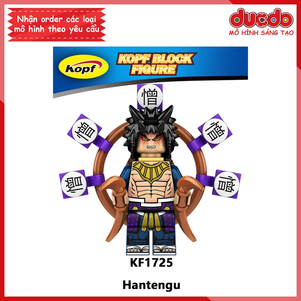 Minifigures nhân vật trong Thanh guơm diệt quỷ Kimetsu No Yaiba - Đồ chơi Lắp ghép Xếp hình Mini Mô hình Kopf KF6163