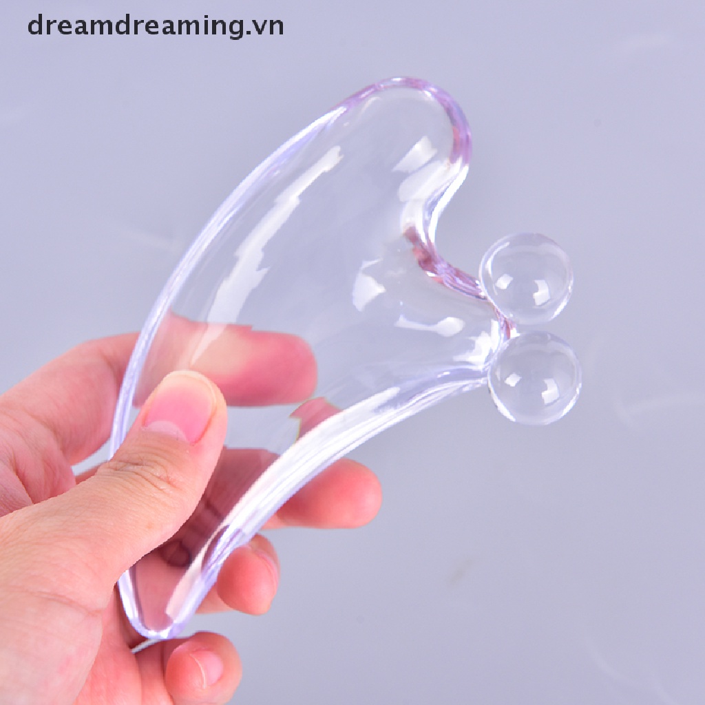 (Hàng Mới Về) Dụng Cụ Mát Xa Mặt Bằng Nhựa resin Tự Nhiên Chất Lượng Cao