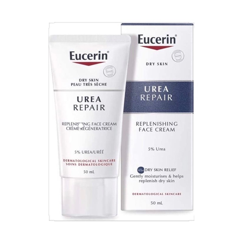 Kem dưỡng phục hồi da Eucerin 5% Urea Face Cream 50ml