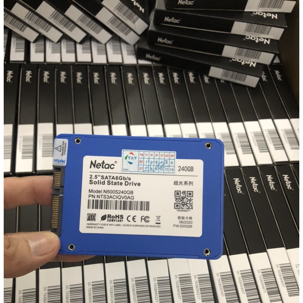 SSD Netac 240GB N500S SATA3 6Gbs 2.5"inch Chính Hãng Dùng Cho Máy Tính Xách Tay Laptop PC Desktop Bảo Hành 36T 1 Đổi 1