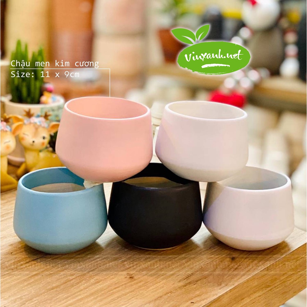Chậu để bàn đường kính 6cm 9cm 12cm