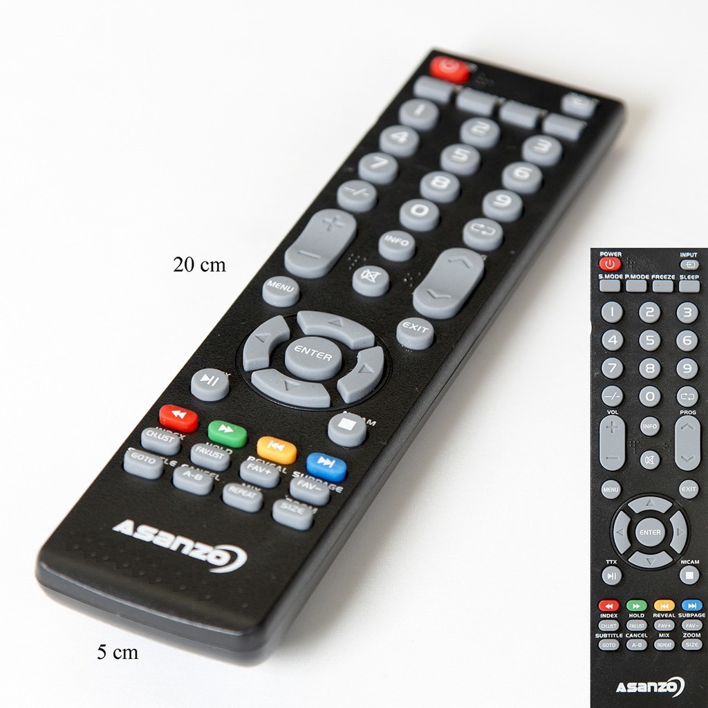 Remote điều khiển TV ASANZO chính hãng